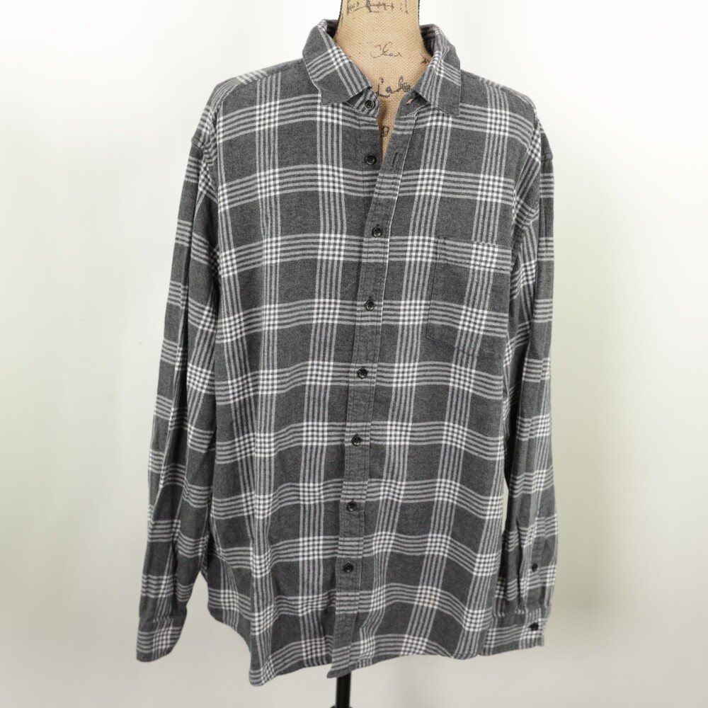 GoodFellow & Co plaid Flannel button down Standard shirt size XXL